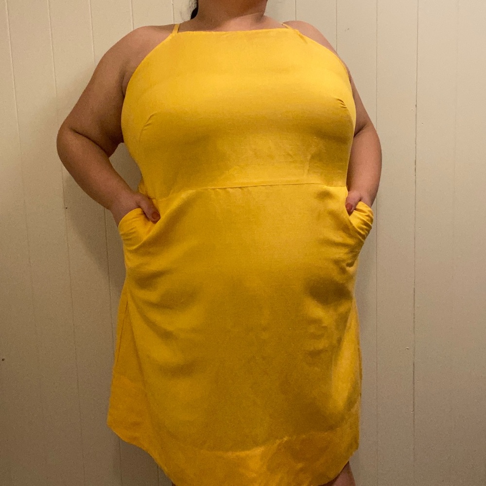 Yellow sun dress